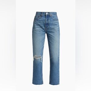 Re/Done Ultra High Rise Stove Pipe Jeans